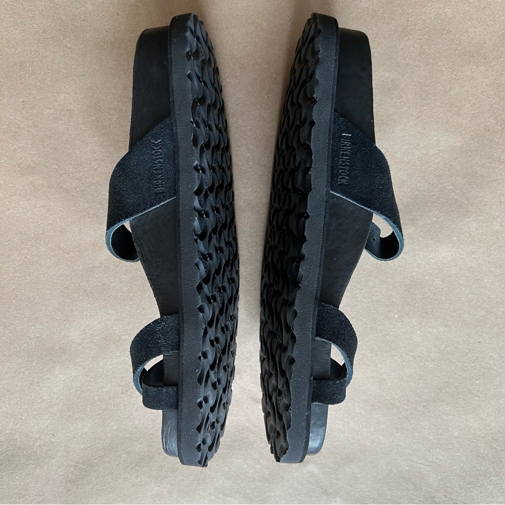 Birkenstock 1774 Mayari Black Suede Sandals - Picture 11 of 13